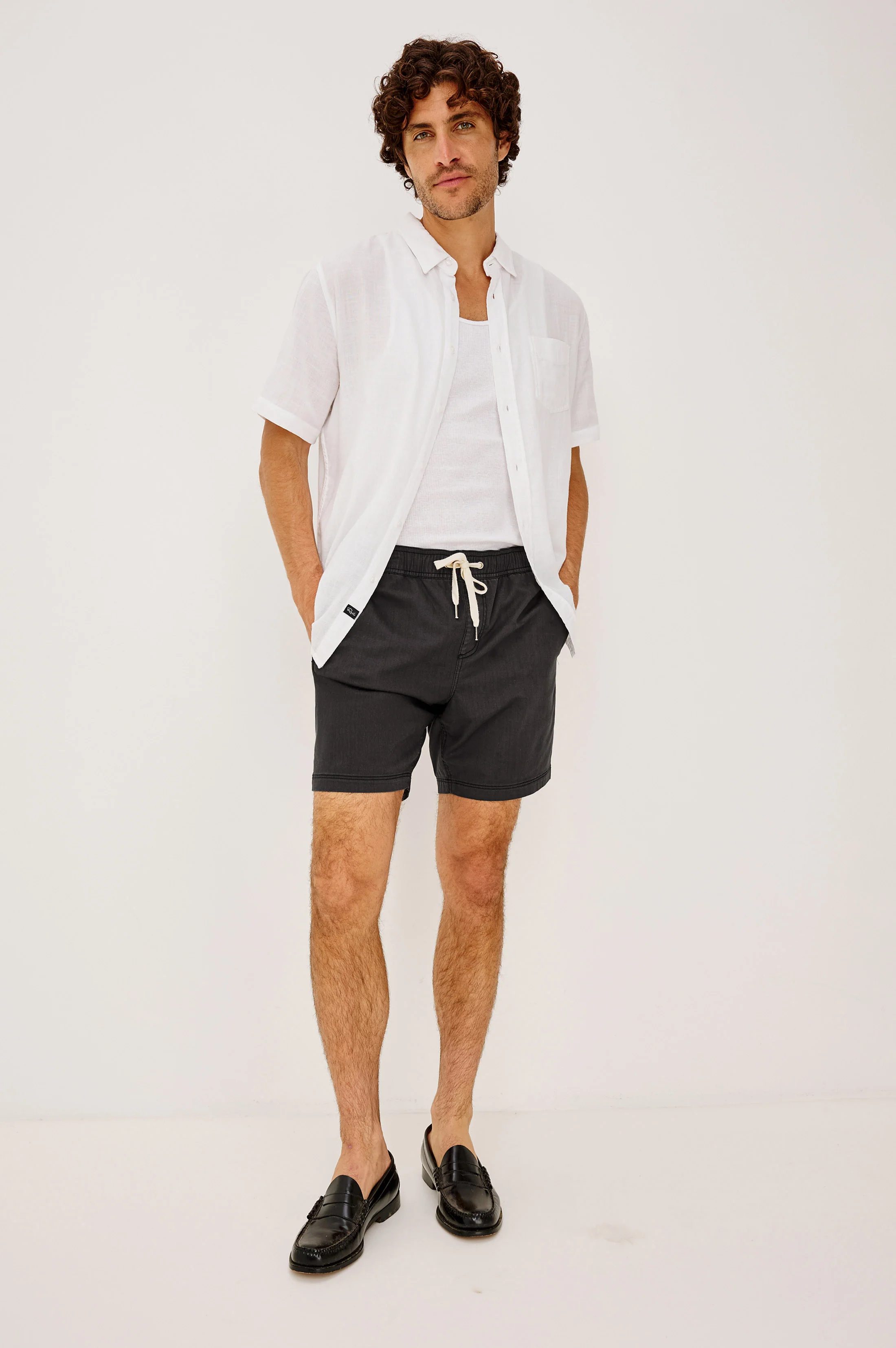 CRUZ SHORT - WASHED BLACK - Image 3